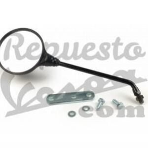 Espejo Retrovisor Negro Redondo Vespa 150, 160, 200