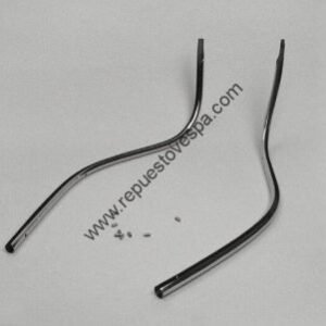 Bordón Escudo Acero Pulido Vespa 150S Del 64 y Sprint