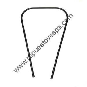 Bordón Escudo Negro Una Pieza Vespa CL, DS, DN, Iris, TX, T5 y PX Disco