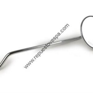 Espejo Retrovisor Cromado Derecho Anclaje Arriba Manillar Vespa TX, T5, PX Disco