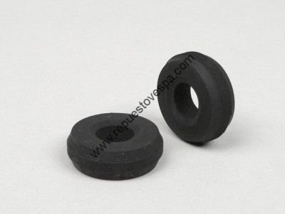 Juego Silentblocs Superiores Amortiguador Delantero Vespa 50, 75, Super, SL, Primavera