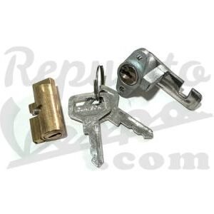 Kit Cerradura Guantera Y Dirección Vespa 150S 1964, Sprint, GS, 160, GT, SL