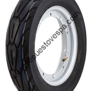 Kit Llanta 2.10 10″ Gris Vespa + Neumático Sip 3.50 10″ 59L