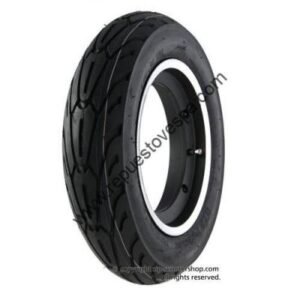 Kit Llanta Tubeless 2.10 10″ Negra Borde Pulido Vespa + Neumático Sip 3.50 10″ 59P