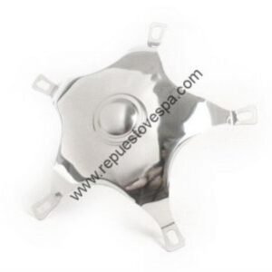 Par De Tapacubos De Estrella Cromados Vespa 10″