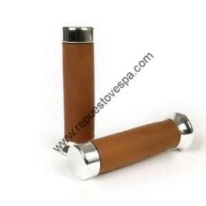 Puños Cromados Vespa Marrones 24MM