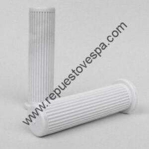 Puños Grises Rallados 24MM Vespa PK, PE, PX