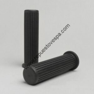 Puños Negros Rallados 24MM Vespa Junior Y PKS