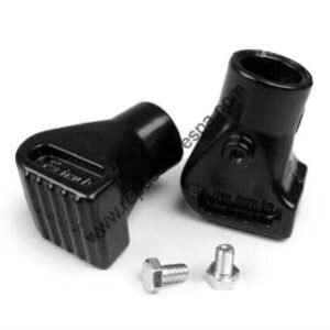 Tacos Caballete Metálicos Negros 22MM