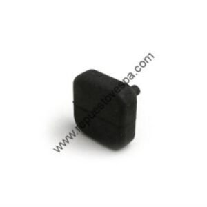 Tope Goma Cuadrado Caballete Central Vespa CL, DS, DN, Iris, TX, T5 y PX Disco